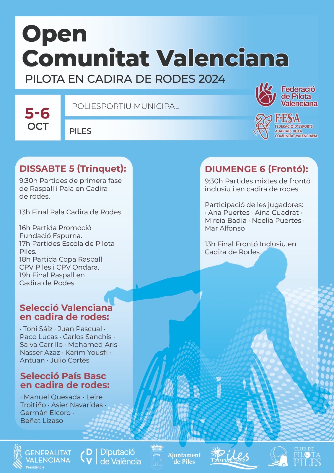 ⚾️ OPEN COMUNITAT VALENCIANA PELOTA SR 2024⚾️