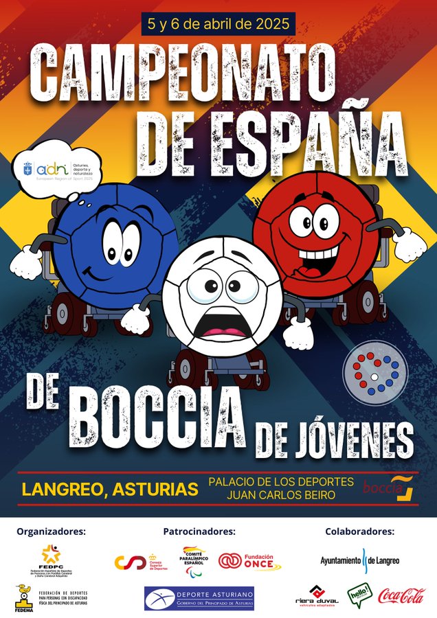 ♿️🔴🔵 CTO ESPAÑA BOCCIA JÓVENES 2025 🔵🔴♿️